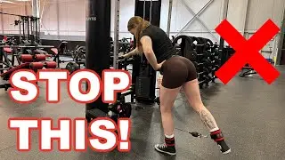 How to PROPERLY Cable Glute Kickback (GROW YOUR GLUTES)