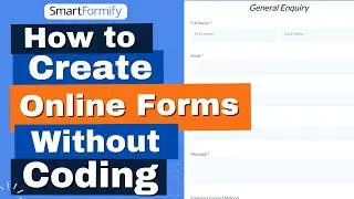 How to Create Online Forms Easily (Free Form Builder) | SmartFormify