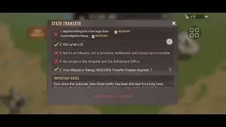 State of survival sos F2P guide : how to find number of tickets for state transfer.