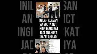 Anggota boyband Korea Selatan NCT ingin diangkat jadi anaknya Raffi Ahmad