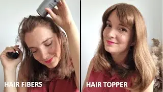 Hair topper vs Hair fibers to hide your alopecia: Who wins??