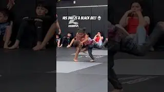 His dad is a black belt in Jiu jitsu 