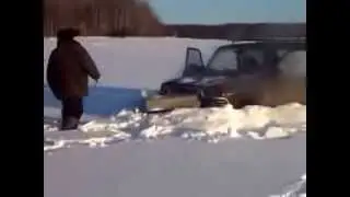 Нива против снега