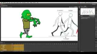 Walk Cycle Tutorial - Adobe Flash - Animating a Walk Cycle using Symbols & Motion Tweens - Part 1