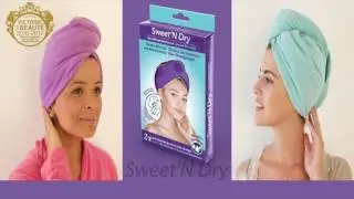 Serviette microfibre Sweet'N Dry spécial cheveux
