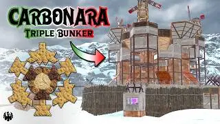 CARBONARA • Triple Bunker • Anti-Siege • Shield Wall • 4-6 MAN RUST BASE