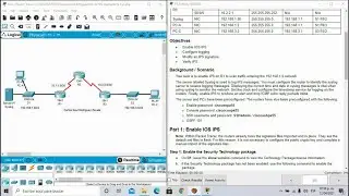 Packet Tracer: Configuración de IPS mediante la CLI