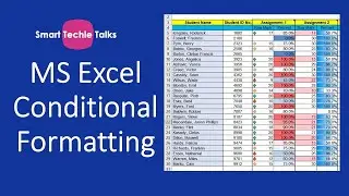 How to use Conditional Formatting in MS Excel #excelbasics #excel