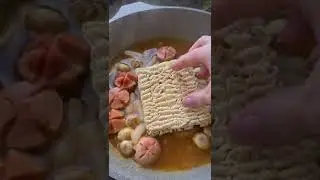 Сырный Рамён + токпокки | корейский стритфуд