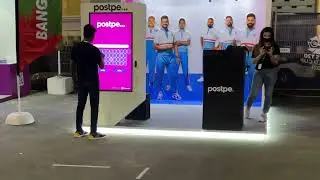 ICC T20 WorldCup | Experiencial activity for PostPe | AR Photo Booth with Cricket starts.