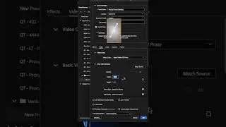 Создание прокси для вертикальных видео в Premiere Pro #shorts #premierepro #adobe #монтаж