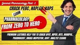 Learn General Pharmacology P-1#gpatexam #drugsinspector #pharmacology #naplex #pebc #pharmacist