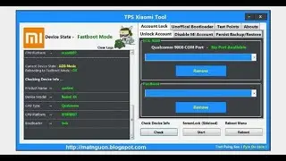 TPS Xiaomi Tool Remove Any Mi Account with This Tool | Mi Flash Tool