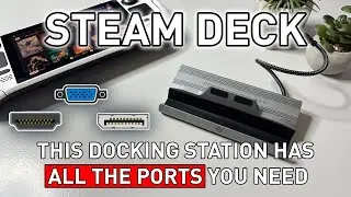 This 8-in-1 Steam Deck Docking Station Has VGA HDMI & DisplayPort