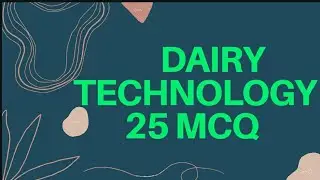 Food safety officer -FSO-Dairy technology MCQ -part 1