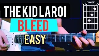 THE KID LAROI - BLEED /CHORDS GUITAR TUTORIAL#thekidlaroi