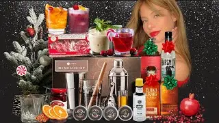 ASMRtist Meets Mixologist: I Make 5 Cozy Holiday Cocktail Recipes (Relaxing & Tingly)