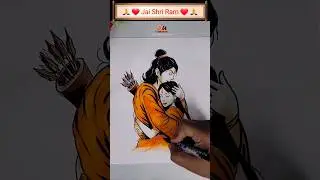 Ram & Sita Drawing | Ram Navami Special #shorts #ramsita #ramnavami