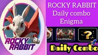ROCKY RABBIT ENIGMA & COMBO FOR TOSAY - #rockyrabbitairdrop #enigma #combo #crypto