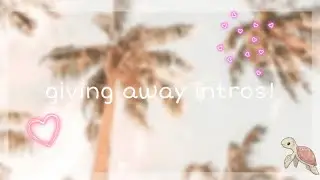 intro giveaway!