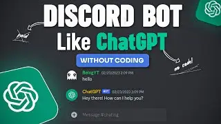 Create a Discord Bot Like ChatGPT Without Any Coding - Easiest Way!