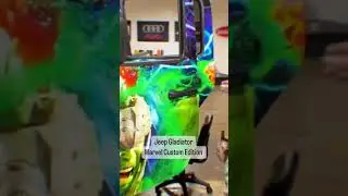 Jeep Gladiator Marvel Custom Wrap #jeep #customwrap #custom #wrap