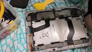 How to open Samsung Galaxy Tab 10.5 Battery bloated
