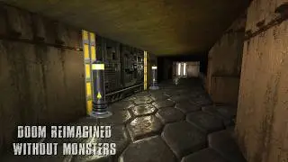 DOOM Reimagined (Without Monsters) | Empty Central Processing is gloomy (E1M6, 4K/60)