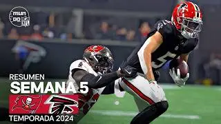 Tampa Bay Buccaneers vs. Atlanta Falcons | Semana 5 - NFL 2024 | Highlights Resumen en español