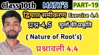 Class 10 Maths Exercise 4.4  || Quadratic equation Class 10 Maths ||