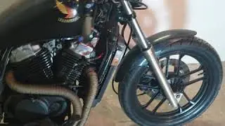 1985 Honda VT500 Shadow Custom Bobber - Walk around