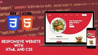 HOW TO BUILD A RESPONSIVE WEBSITE  WITH HTML CSS AND JAVASCRIPT part #1