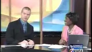 Weatherman proposes live during news!