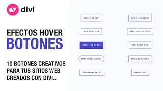 10 botones creativos con increíbles efectos hover para tus sitios web creados con divi