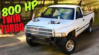 INSANE Twin Turbo Ram 1500 Moves for the FIRST TIME! Whitie build ep.8