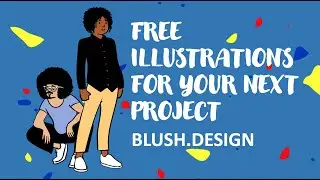 Taking a look at Blush.Design - free illustration resource