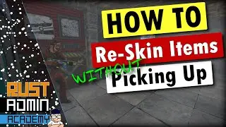 ⚠️Brand NEW Plugin Alert | Skinner ©️ by Whispers88 | ®️ Rust Admin Academy Tutorial 2021