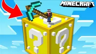 MINECRAFT, ale TYLKO NA JEDNYM BLOKU LUCKY BLOCK!
