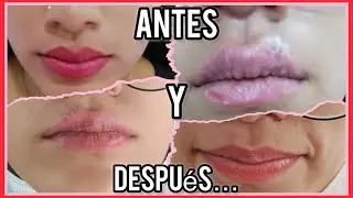 TATUAJE de labios ANTES Y DESPUÉS