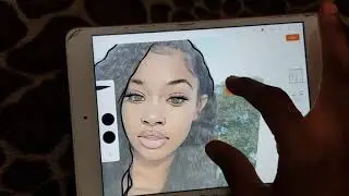 How I outline using my fingers // Adobe Draw