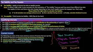 F6 Lecture 3 | Basic Income Tax Computation