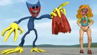 HUGGY WUGGY ATTACKED MISS DELIGHT POPPY PLAYTIME CHAPTER 3 in GARRYS MOD