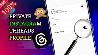 How to Private threads profile 🙊