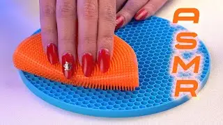 ASMR BINAURAL BRUSHING and SCRATCHING will make you SLEEP in 30 minutes 🔵🟠 [No Talking]