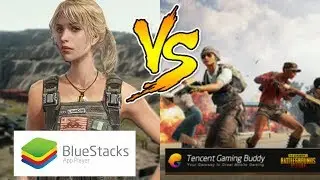 Bluestack VS Tencent Emulator PUBG Benchmark Test | Which Android Emulator Is Going To Win! IN Hindi