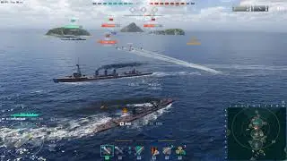 Советский Эсминец Сторожевой.Морской бой-1.Игра World оf Warships