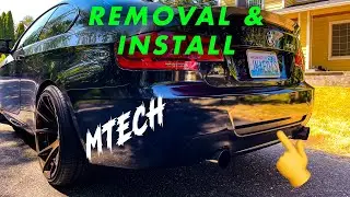 BMW E92 REAR BUMPER REMOVAL & INSTALL *EASY*