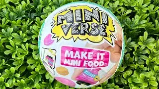 #gifted (gifted product) Miniverse Make It Mini Food Cafe Series 2 Unboxing