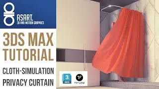 3Ds Max and tyFLOW PRO Tutorial |  "Privacy Curtain"