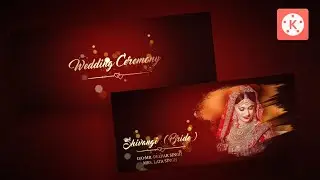 How to make Premium Golden wedding invitation video for whatsapp | wedding invitation video editing